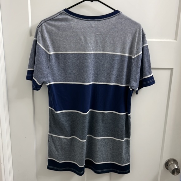 On the Byas Striped T-Shirt - Picture 2 of 6